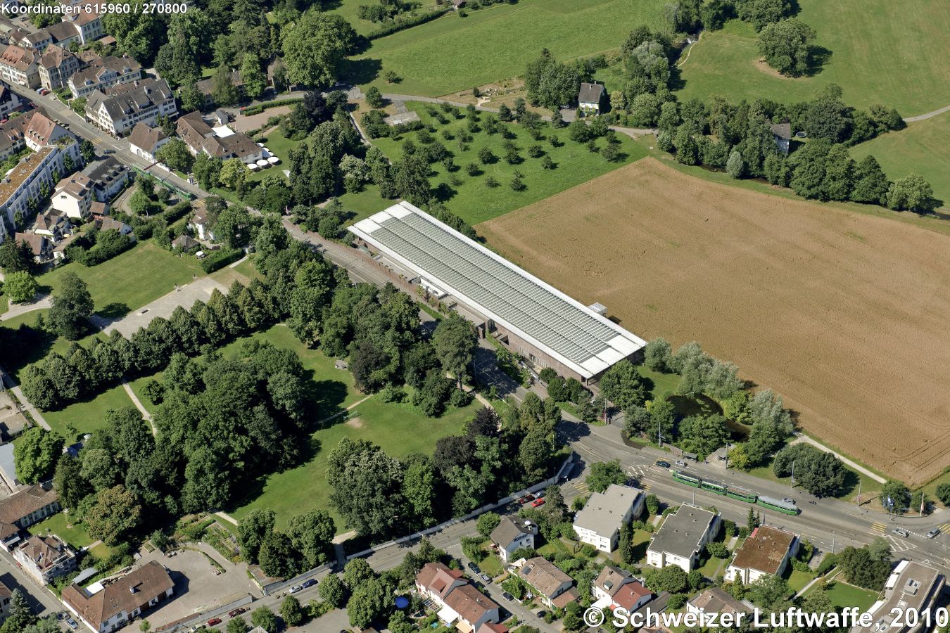 Fondation Beyeler, Riehen (BS), Museumsbau des italienischen Stararchitekten Renzo Piano, 1994
